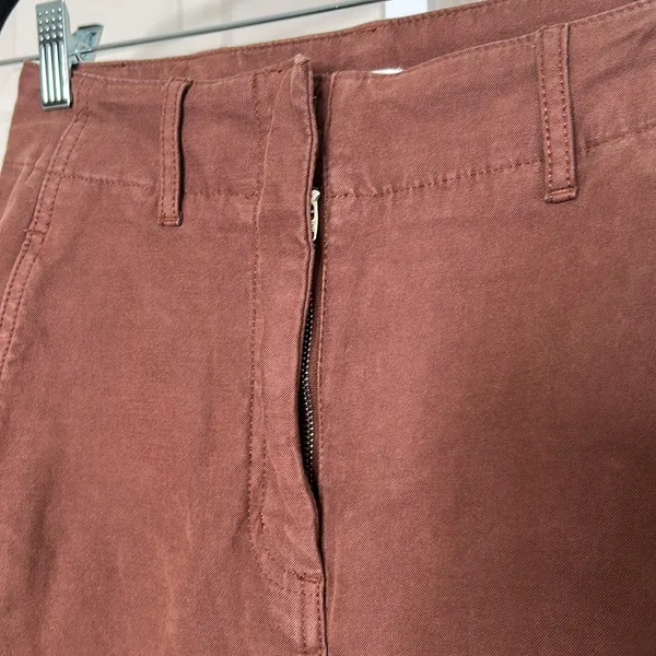 Aritzia Wilfred Wide Leg Brown Trousers Size 6 A23 - Image 2