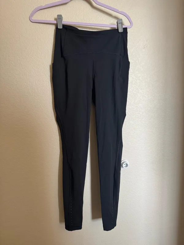 Lululemon Swift Speed High Rise Tight 28" Legging Luxtreme Pockets Black Size 6 - Image 7