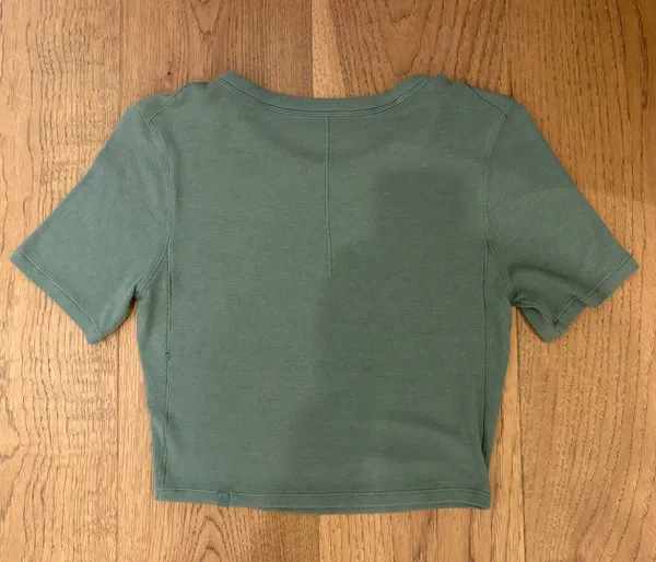 Lululemon Soft Ribbed Crop Short-Sleeve - Image 2