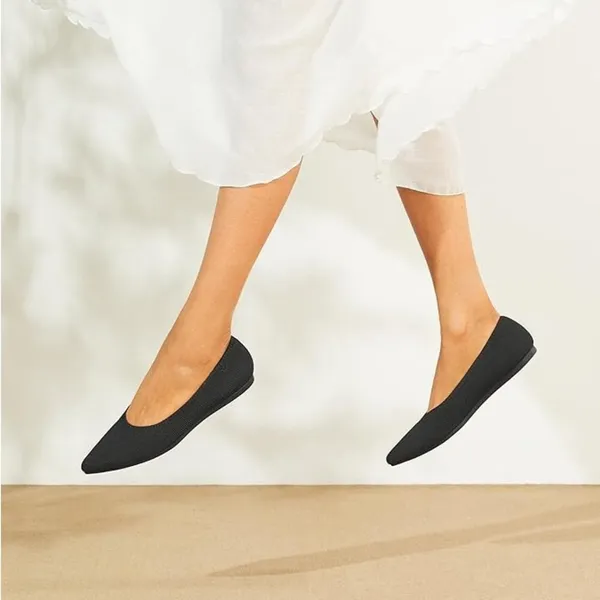 VIVAIA Aria 5 Classic Flats Slipon Pointed-Toe Shoes Padding Washable Ballet - Image 4