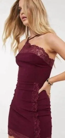 Free People Premonitions Bodycon Dress Vetiver Bloom - Image 2