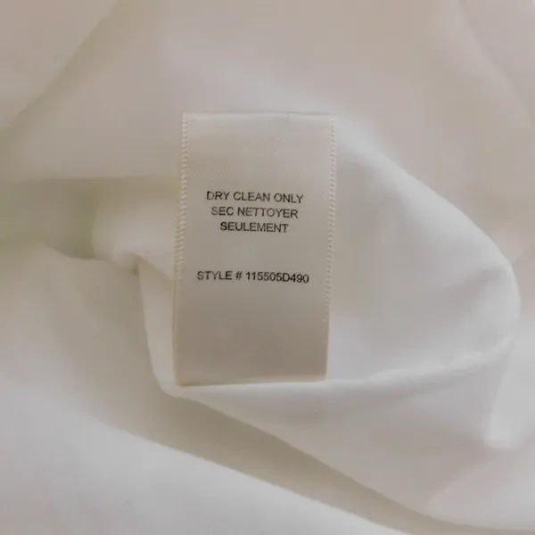 REBECCA TAYLOR Matelasse White Jacquard Lace Shift Dress Bridal Wedding Size 2 - Image 12