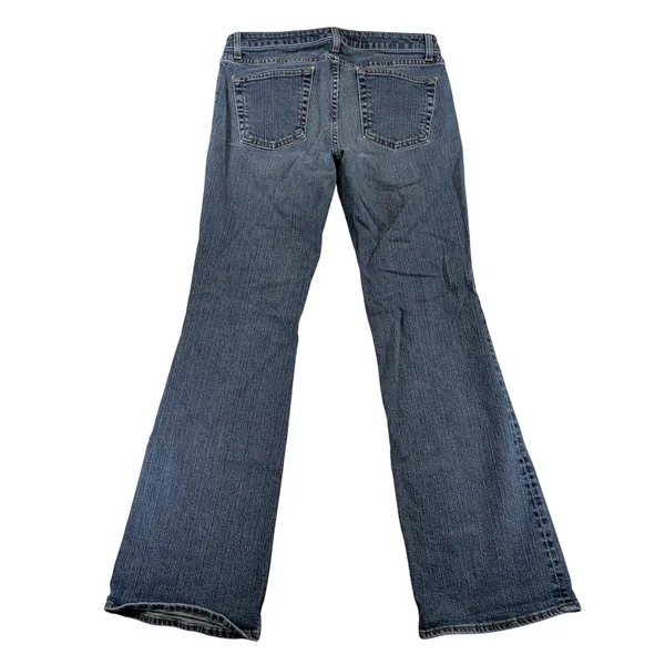 Gap Flare Stretch Jeans Womens‎ 10R Blue Medium Wash Denim Low Rise Flare Leg - Image 2