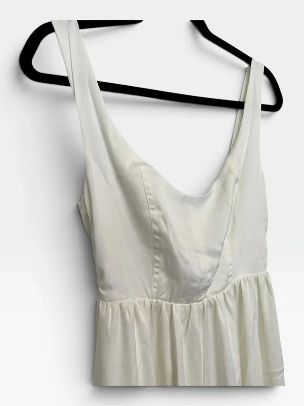 WeWoreWhat Corset Midi Dress Whisper White Sleeveless Size Small NWT - Image 6