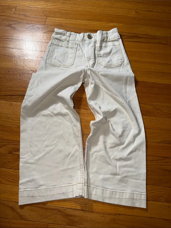 Maeve Anthropologie the Colette White High-Rise Wide Leg Jeans - Image 3