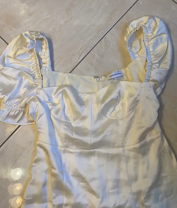 We Wore What White Silk Dress 10 - Image 5