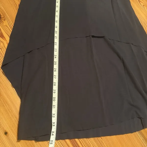 COS‎ Circle Cut Layered T-shirt Dress Sz MED Blue Flowy Lagenlook Minimalist EUC - Image 9