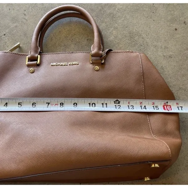 Michael Kors Womens Jet Set Chain Soft Genuine Leather Shoulder Tote Bag - Image 11