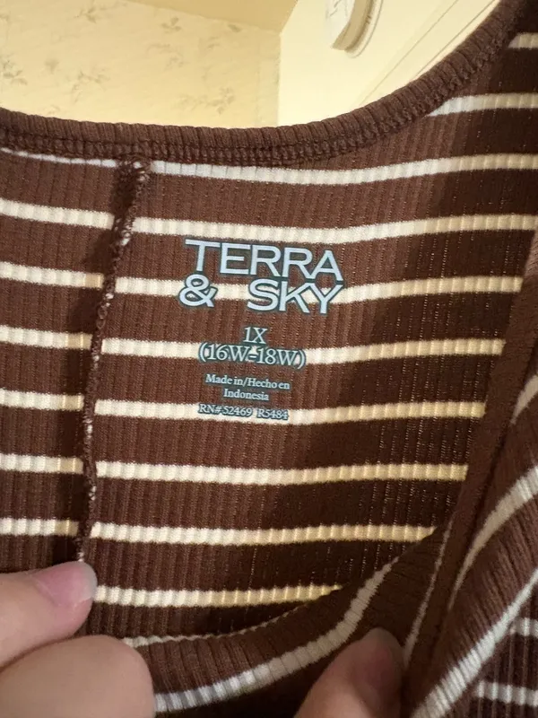 Terra & Sky Brown dress - Image 3