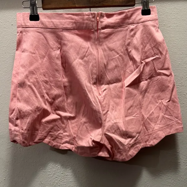 Unique Vintage Pink Scallop Shorts (S) - Image 2