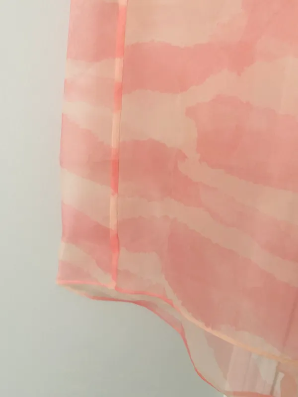 Anthropologie Daniel Rainn Mock Neck Organza Blouse, Size L - Image 8