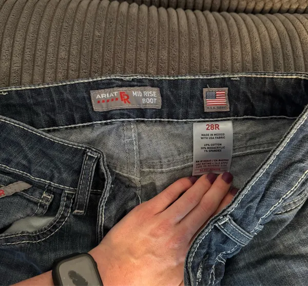 Ariat Women’s FR Mid-rise Bootcut Jeans - Image 4