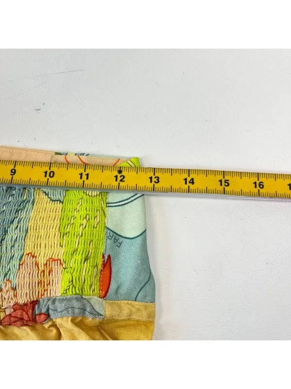 NWOT Farm Rio Linen Blend Floral Strapless Maxi Dress Size S Hawaiian Tropical - Image 11