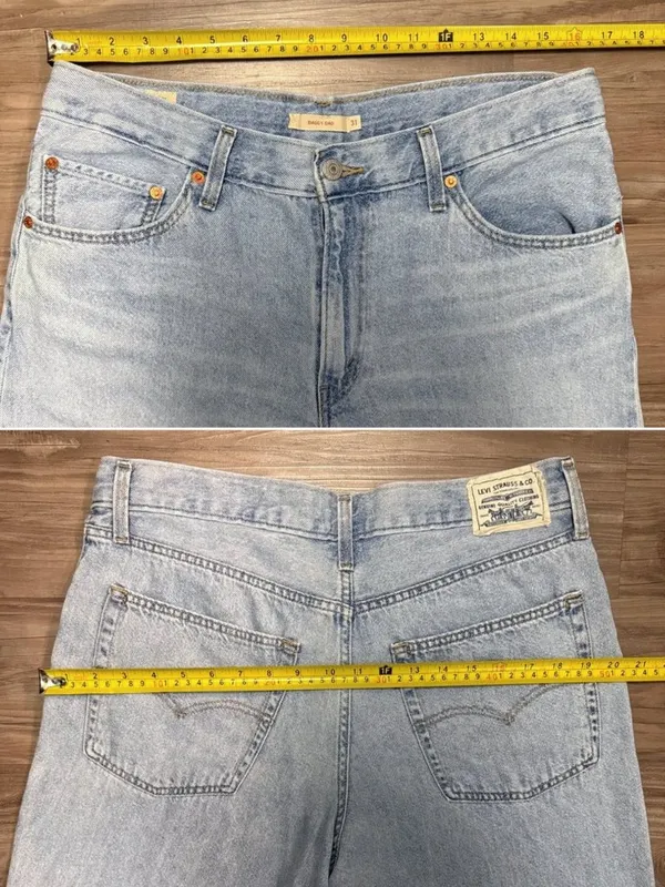 Levi’s Premium Baggy Dad Performance Cool Jeans 31 Make a Difference $108 - Image 8