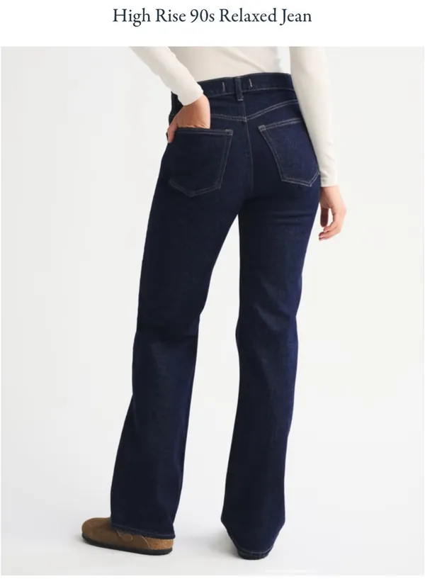 Abercrombie High-Rise Relaxed 90s Jeans - Image 4