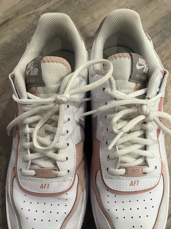 Nike pink and purple air force 1 size 10 - Image 9