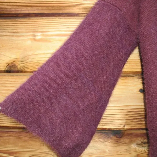 NWT Super Soft Maroon Bell Sleeve Cardigan Sweater S M L XL - Image 7