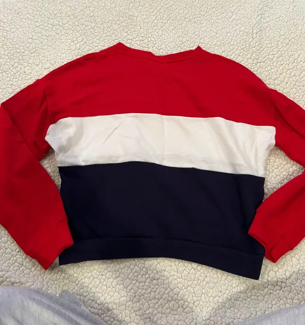 Red And White And Blue Sweatshirt - Image 3
