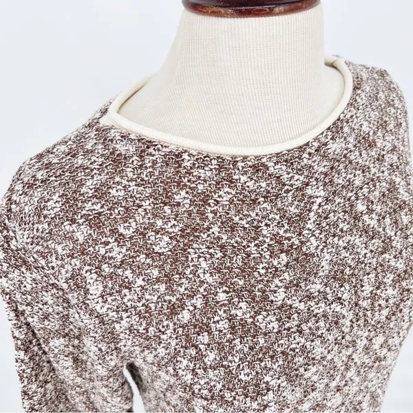 Oona Short Sleeve Sweater Boat Neck Made in New England Sz M - Image 3