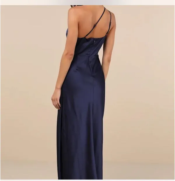 Lulus Maxi Dress Navy Blue  - Image 2
