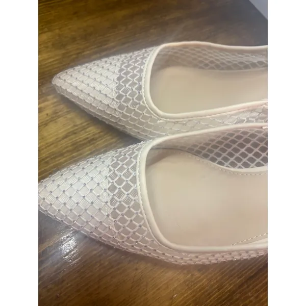 Cato Neutral Embellished Slingback Heels Size 9‎ - Image 4