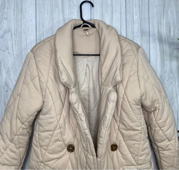 Free People Tawny Pillow Quilted Puffer Jacket size XS Extra Small - Image 4