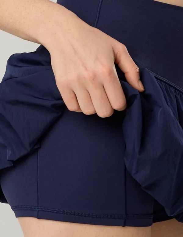 Offline by Aerie Navy Bubble Skort - Image 2