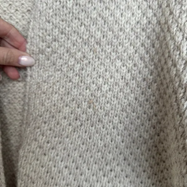 Vintage Susan Bristol Women's Chunky Knit Fisherman Wool Cardigan, Size M, EUC - Image 6