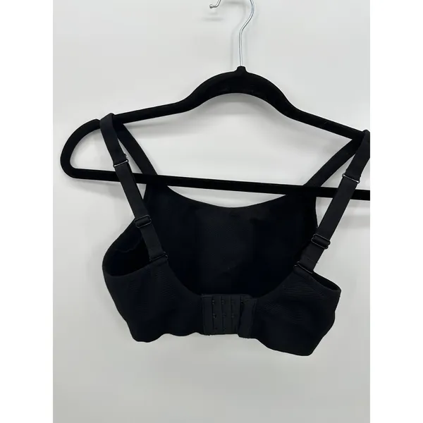 Soma Womens Sport Seamless Ballet Back Bra Sz‎ M Black Everyday Comfort Basic - Image 2