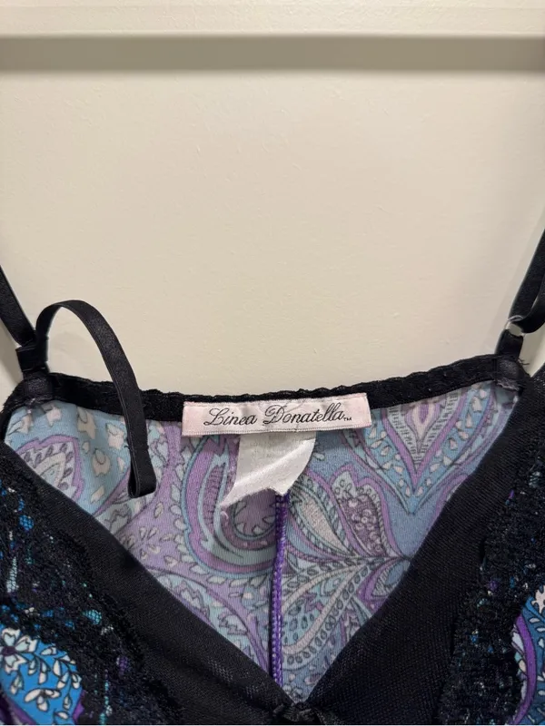 Linea Donatella Paisley Chemise - Image 2