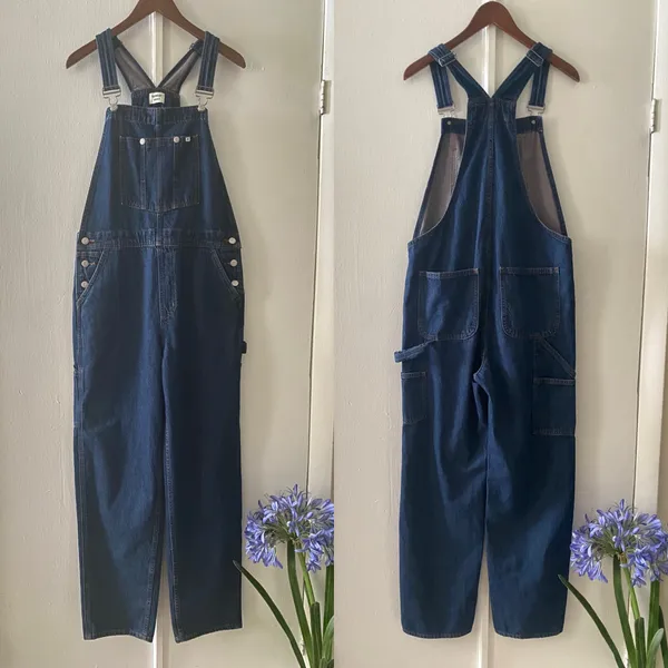 Aritzia Sunday Best Denim Overalls Medium - Image 7