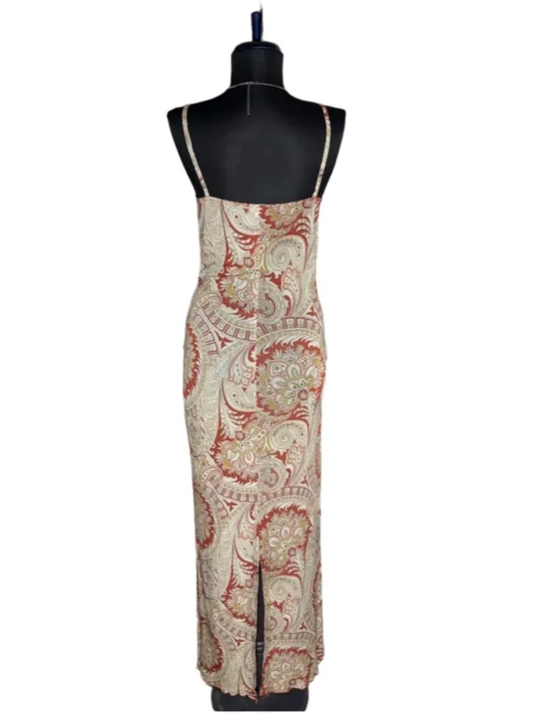 Vintage Wet Seal Y2K maxi dress boho hippie paisley festival fairy whimsigoth M - Image 2