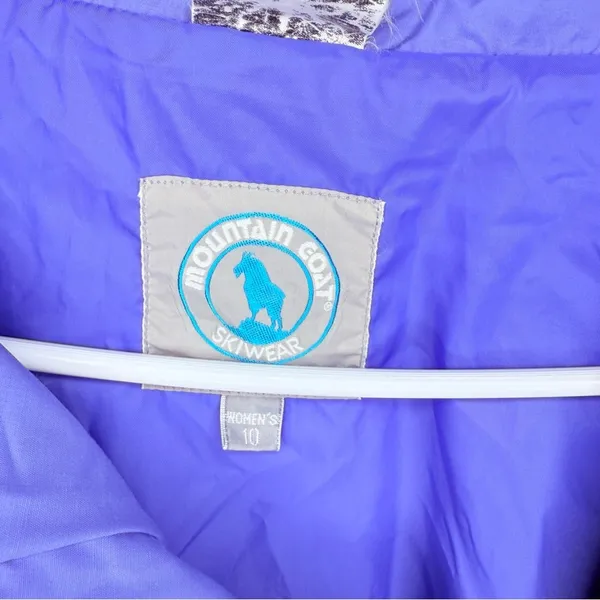 Vintage 1980s 90s Ski Suit One Piece Snowsuit Mountain Goat Snow Bibs retro 10 - Image 3