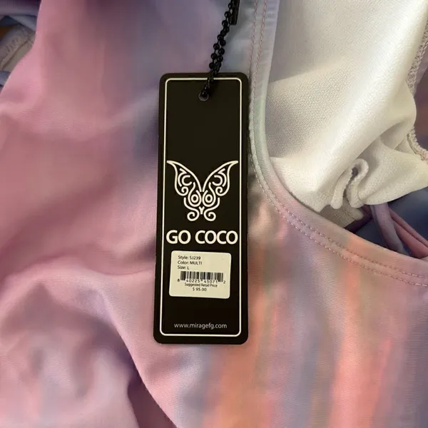 GO COCO Swimsuit NWT Pink Size L - Image 5