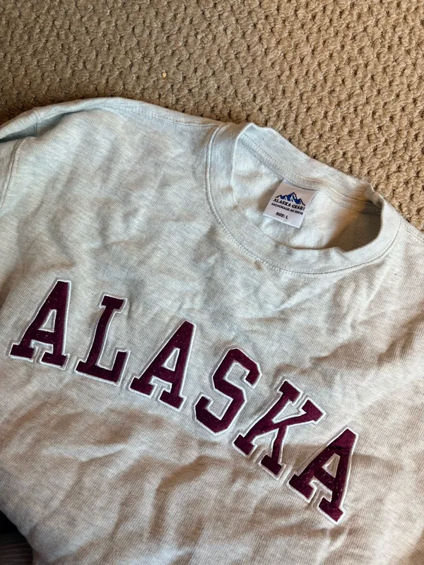 Alaska Crewneck White Size L - Image 3