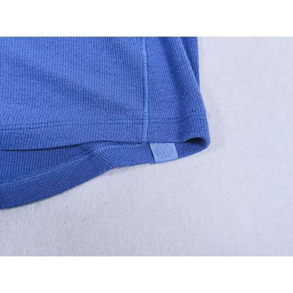 Lululemon Hold Tight Short Sleeve Shirt Size 2 Pitch Blue Minimal Lounge Comfot - Image 6