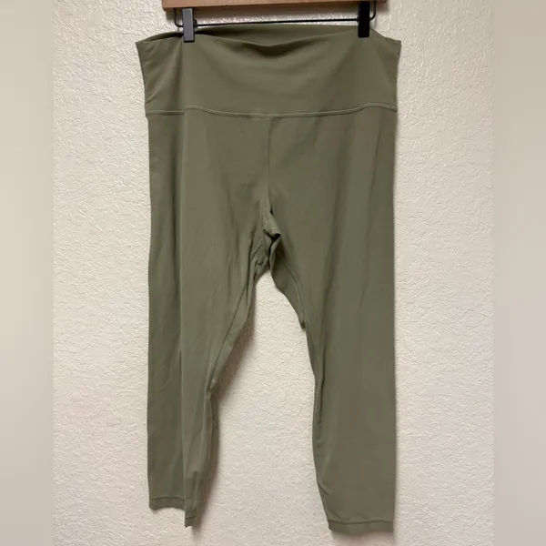 🍋 LULULEMON Rosemary Green Align 25" Leggings Size 16 - Image 6