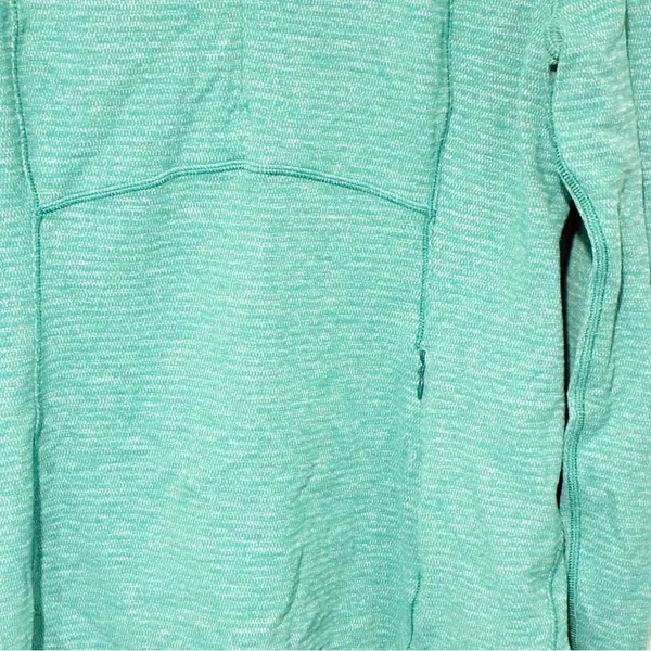 Lululemon Runderful 1/2 Zip Mini Check Pique Hunter Green Heathered Athletic 10 - Image 3