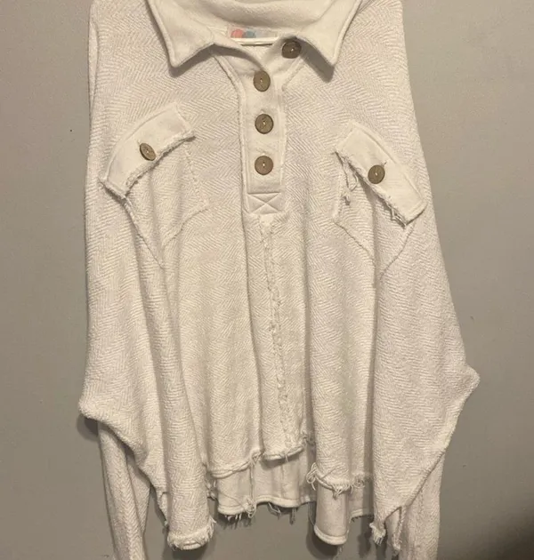 Free People each oversized sweatshirt medium - Image 2