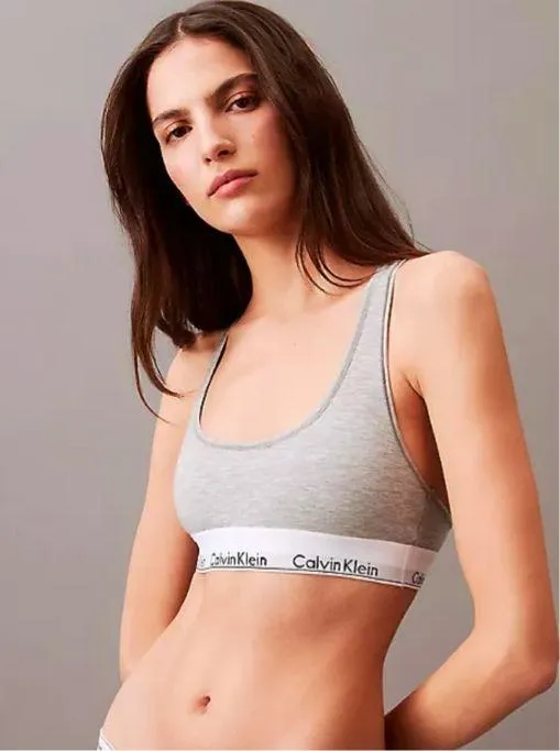 Calvin Klein Icon Cotton Modal Unlined Bralette - Image 3