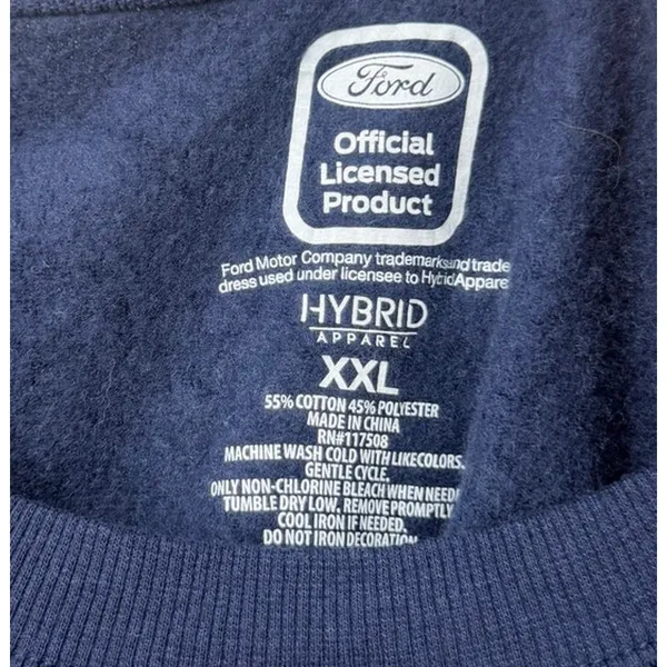 Ford Fleece Lined Color block Pullover Womens Size XXL - Image 4