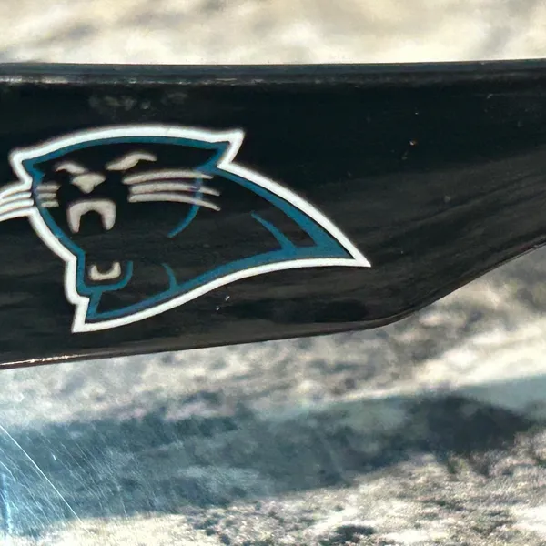 NFL Carolina Panthers Black Casual Sport Sunglasses - Image 5