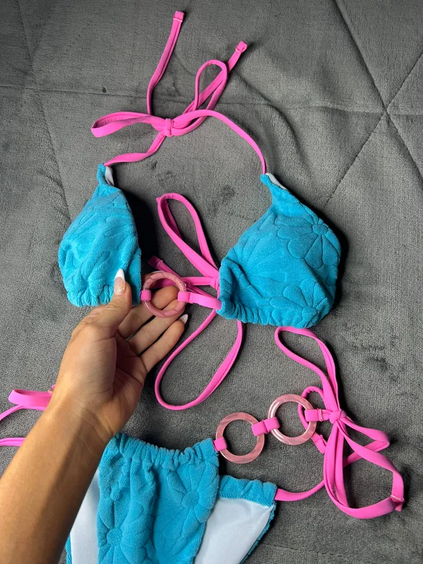 Bikini Set Blue - Image 2