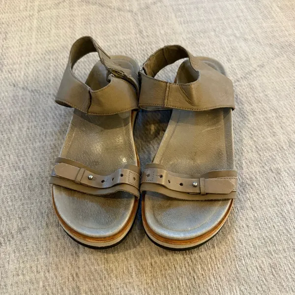 Merrell Juno Mid Zip Nubuck Leather Sandals Taupe Women's 8 - Image 2
