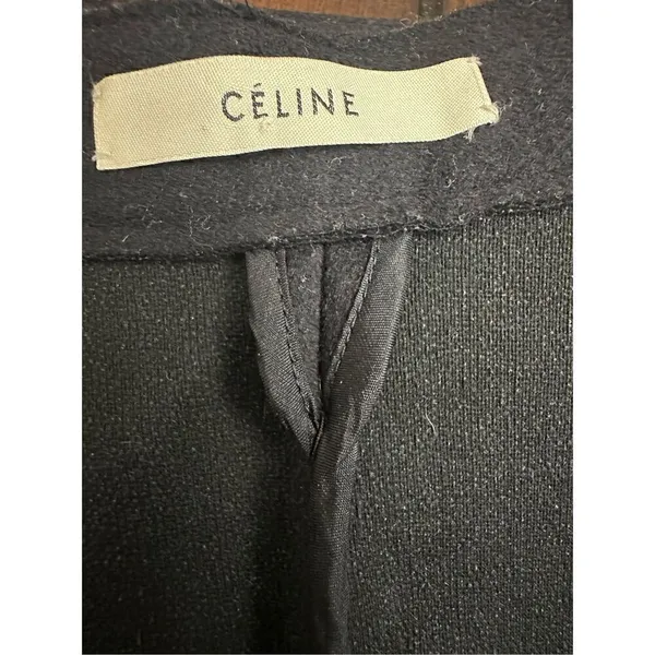 CELINE Paris Modele Depose Wool 90% , Cashmere 10% Midi Skirt Size: EU 40, US M - Image 5