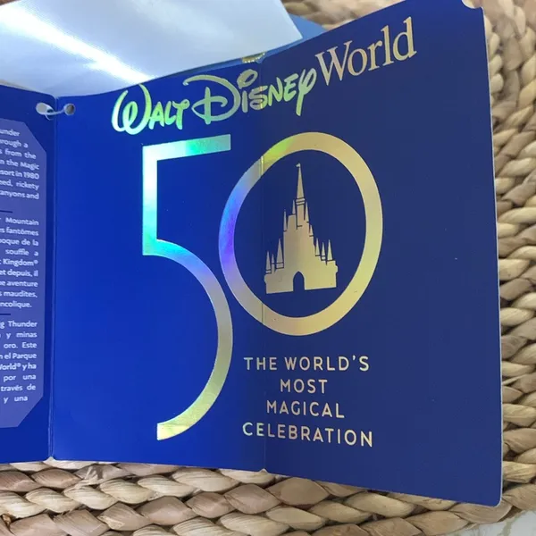 Disney Parks NWT Big Thunder Mountain Railroad Mickey Ears 50 anniversary - Image 9