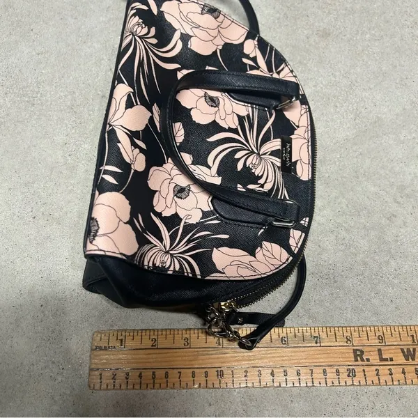 KATE SPADE Mini Reiley Laurel Way Gardenia Black Multi Satchel Crossbody Bag - Image 10