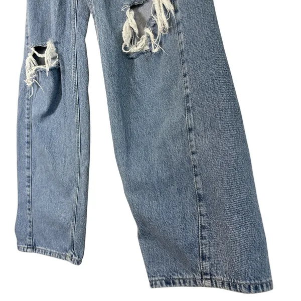Garage Women's Size 25 Wide Leg Ample Baggy High Rise Jeans‎ 90s Grunge Hip Hop - Image 4
