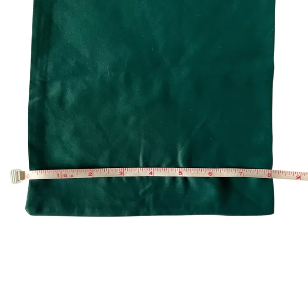 Gucci set of dark green silky polyester rectangular shoe storage drawstring bags - Image 3
