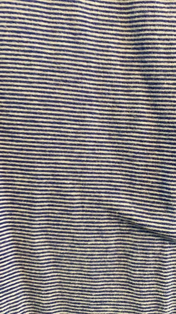 Blue & White Striped Top Size XL - Image 3